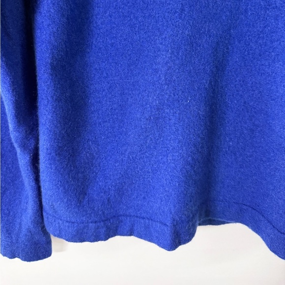 Neiman Marcus Royal Blue Cashmere V-Neck Sweater - Size M - Picture 3 of 8